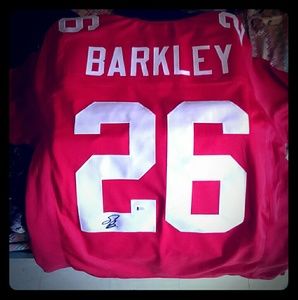 AUTOGRAPHED SAQUAN BARKLEY JERSEY